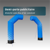 Demi-Portique Gonflable Publicitaire Pulsair – Arche Pneumatique Départ/Arrivée, Impression Personnalisée, Option LED